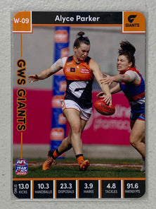 #W-09 Alyce Parker - GWS Giants - AFLW Common - 2023 AFL Team Coach