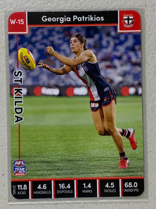 #W-15 Georgia Patrikios - St Kilda Saints - AFLW Common - 2023 AFL Team Coach