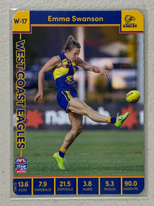 #W-17 Emma Swanson - West Coast Eagles - AFLW Common - 2023 AFL Team Coach