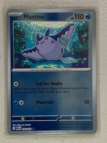 Mantine Reverse Holo - Common #032/132 - Pokemon ME01: Mega Evolutions