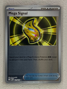 Mega Signal Reverse Holo - Uncommon #121/132 - Pokemon ME01: Mega Evolutions