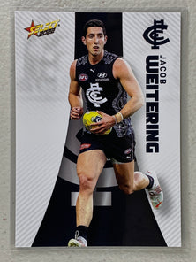 #030 Jacob Weitering - Carlton Blues - AFL Common - 2022 AFL Footy Stars