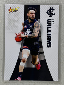 #031 Zac Williams - Carlton Blues - AFL Common - 2022 AFL Footy Stars