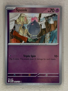 Spoink Reverse Holo - Common #062/132 - Pokemon ME01: Mega Evolutions