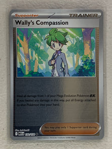Wally's Compassion Reverse Holo - Uncommon #132/132 - Pokemon ME01: Mega Evolutions