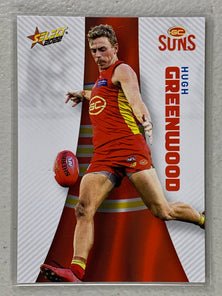 #084 Hugh Greenwood - Gold Coast Suns - AFL Common - 2022 AFL Footy Stars