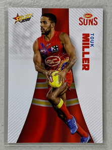 #087 Touk Miller - Gold Coast Suns - AFL Common - 2022 AFL Footy Stars