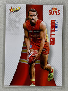 #090 Lachie Weller - Gold Coast Suns - AFL Common - 2022 AFL Footy Stars