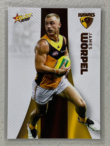 #101 James Worpel - Hawthorn Hawks - AFL Common - 2022 AFL Footy Stars