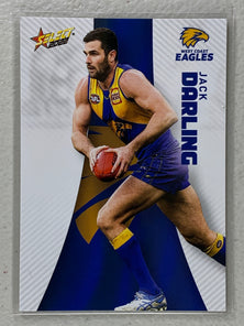 #162 Jack Darling - West Coast Eagles - AFL Common - 2022 AFL Footy Stars