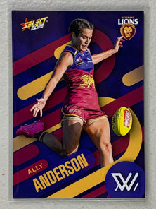 #185 Ally Anderson - Brisbane Lions - AFLW Common - 2022 AFL Footy Stars