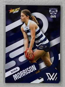 #199 Nina Morrison - Geelong Cats - AFLW Common - 2022 AFL Footy Stars