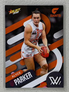 #201 Alyce Parker - GWS Giants - AFLW Common - 2022 AFL Footy Stars