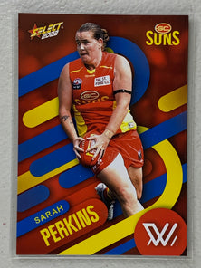 #204 Sarah Perkins - Gold Coast Suns - AFLW Common - 2022 AFL Footy Stars