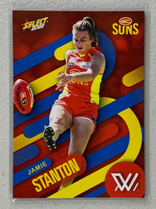 #205 Jamie Stanton - Gold Coast Suns - AFLW Common - 2022 AFL Footy Stars