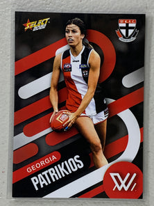 #215 Georgia Patrikios - St Kilda Saints - AFLW Common - 2022 AFL Footy Stars