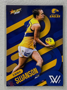 #220 Emma Swanson - West Coast Eagles - AFLW Common - 2022 AFL Footy Stars