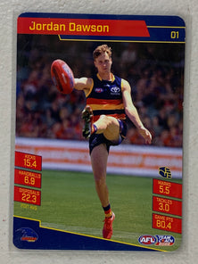 #01 Jordan Dawson - Adelaide Crows - AFL Common - 2022 AFL Team Coach