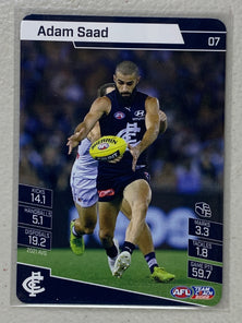 #07 Adam Saad - Carlton Blues - AFL Common - 2022 AFL Team Coach