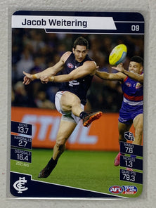 #09 Jacob Weitering - Carlton Blues - AFL Common - 2022 AFL Team Coach