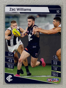 #10 Zach Williams - Carlton Blues - AFL Common - 2022 AFL Team Coach