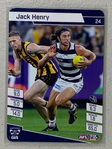 #24 Jack Henry - Geelong Cats - AFL Common - 2022 AFL Team Coach