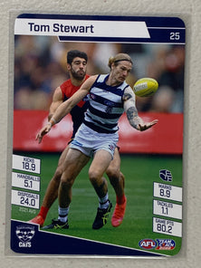 #25 Tom Stewart - Geelong Cats - AFL Common - 2022 AFL Team Coach