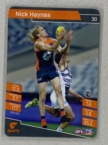 #30 Nick Haynes - GWS Giants - AFL Common - 2022 AFL Team Coach