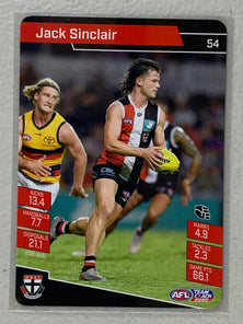 #54 Jack Sinclair - St Kilda Saints - AFL Common - 2022 AFL Team Coach