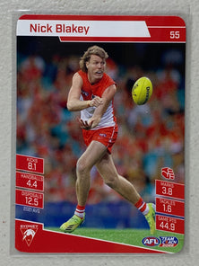 #55 Nick Blakey - Sydney Swans - AFL Common - 2022 AFL Team Coach