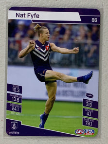 #86 Nat Fyfe - Fremantle Dockers - AFL Common - 2022 AFL Team Coach