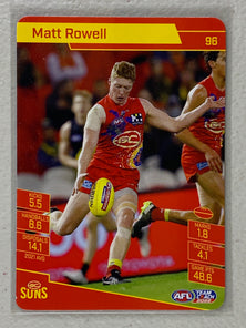 #96 Matt Rowell - Gold Coast Suns - AFL Common - 2022 AFL Team Coach