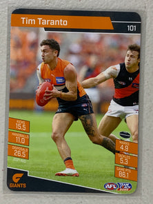 #101 Tim Taranto - GWS Giants - AFL Common - 2022 AFL Team Coach