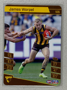 #105 James Worpel - Hawthorn Hawks - AFL Common - 2022 AFL Team Coach