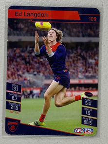 #106 Ed Langdon - Melbourne Demons - AFL Common - 2022 AFL Team Coach
