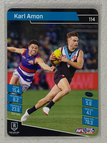 #114 Karl Amon - Port Adelaide Power - AFL Common - 2022 AFL Team Coach