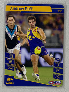#130 Andrew Gaff - West Coast Eagles - AFL Common - 2022 AFL Team Coach