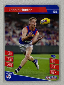 #136 Lachie Hunter - Western Bulldogs - AFL Common - 2022 AFL Team Coach