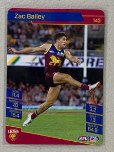 #143 Zac Bailey - Brisbane Lions - AFL Common - 2022 AFL Team Coach