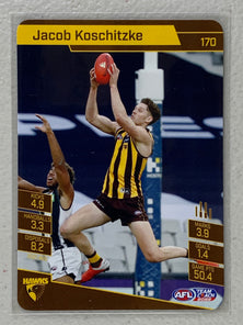 #170 Jacob Koschitzke - Hawthorn Hawks - AFL Common - 2022 AFL Team Coach
