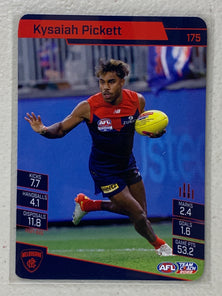 #175 Kysaiah Pickett - Melbourne Demons - AFL Common - 2022 AFL Team Coach