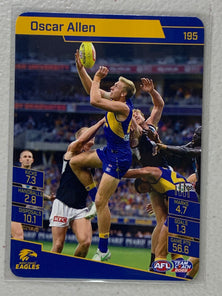 #195 Oscar Allen - West Coast Eagles - AFL Common - 2022 AFL Team Coach