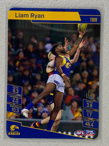#198 Liam Ryan - West Coast Eagles - AFL Common - 2022 AFL Team Coach