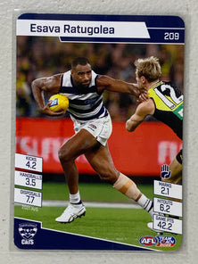 #209 Esava Ratugolea - Geelong Cats - AFL Common - 2022 AFL Team Coach