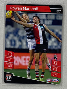 #217 Royan Marshall - St Kilda Saints - AFL Common - 2022 AFL Team Coach
