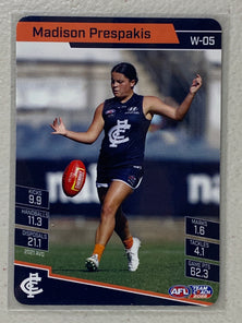 #W-05 Madison Prespakis - Carlton Blues - AFLW Common - 2022 AFL Team Coach