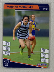 #W-12 Meghan McDonald - Geelong Cats - AFLW Common - 2022 AFL Team Coach