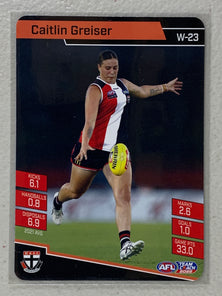 #W-23 Caitlin Greiser - St Kilda Saints - AFLW Common - 2022 AFL Team Coach