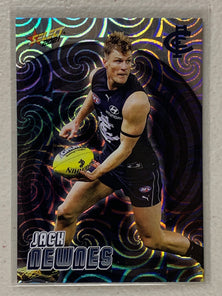 #HF022 Jack Newnes - Carlton Blues - Holographic Foil - 2021 AFL Footy Stars