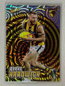 #HF076 Blake Hardwick - Hawthorn Hawks - Holographic Foil - 2021 AFL Footy Stars